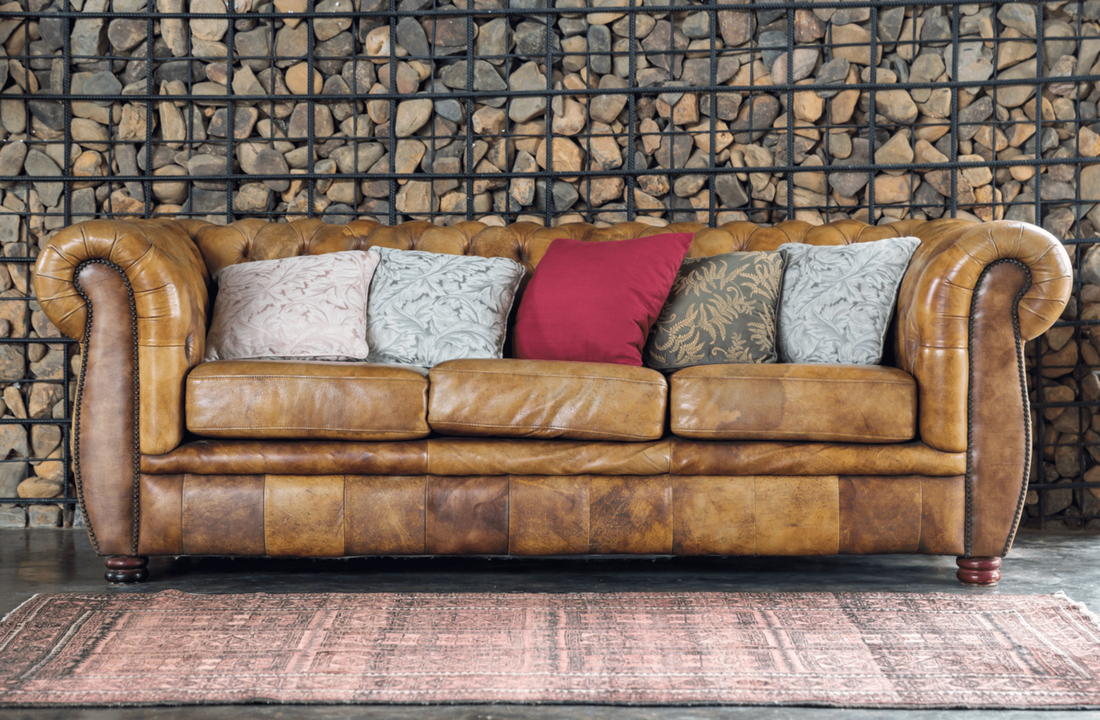 antique brown sofa for furniture removal